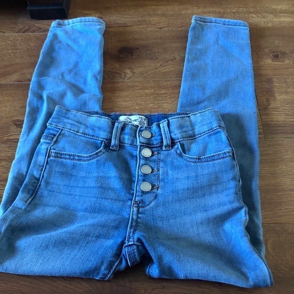 Jordache super skinny button fly jeans in size 7 Slim